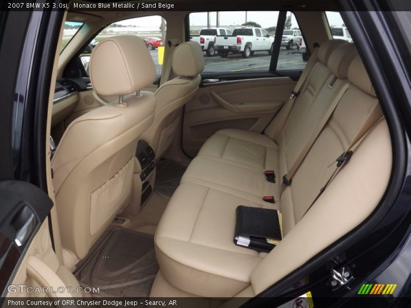 Monaco Blue Metallic / Sand Beige 2007 BMW X5 3.0si