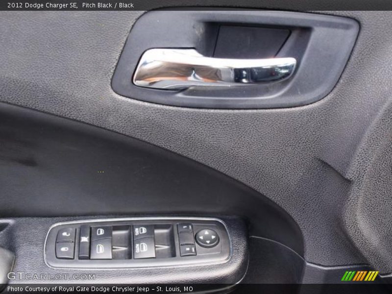 Pitch Black / Black 2012 Dodge Charger SE