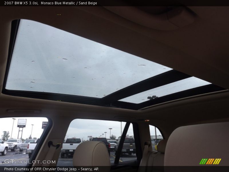 Monaco Blue Metallic / Sand Beige 2007 BMW X5 3.0si
