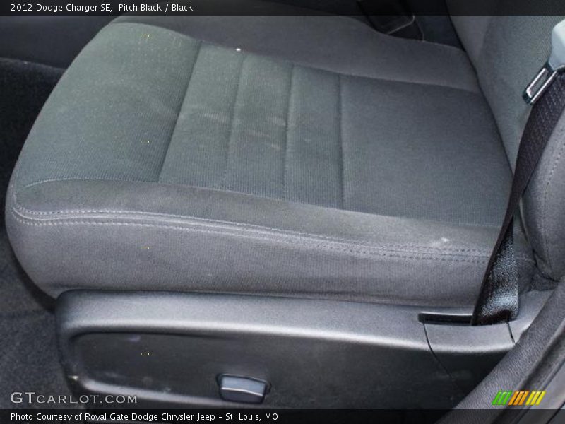 Pitch Black / Black 2012 Dodge Charger SE