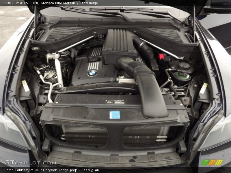 Monaco Blue Metallic / Sand Beige 2007 BMW X5 3.0si