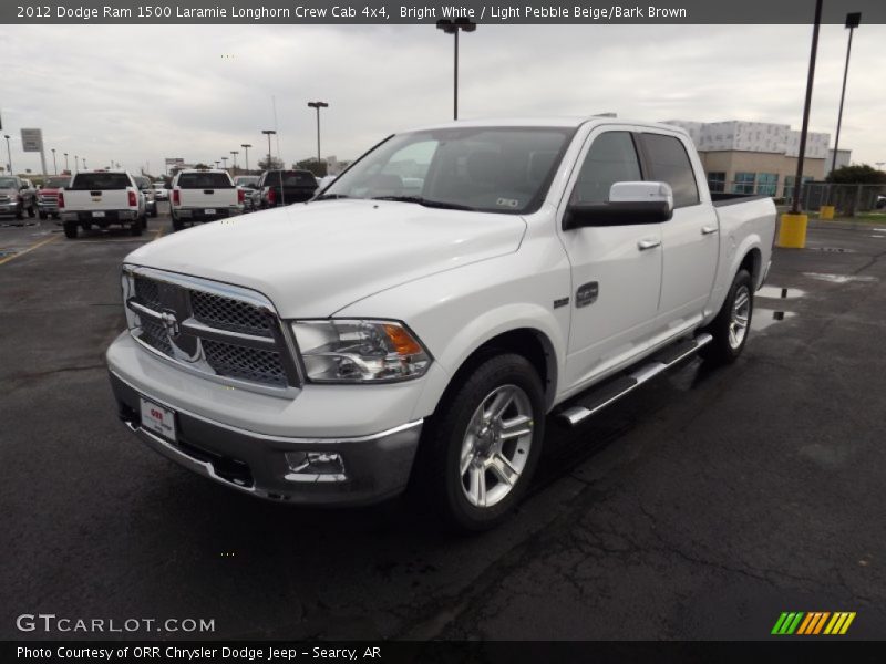 Front 3/4 View of 2012 Ram 1500 Laramie Longhorn Crew Cab 4x4