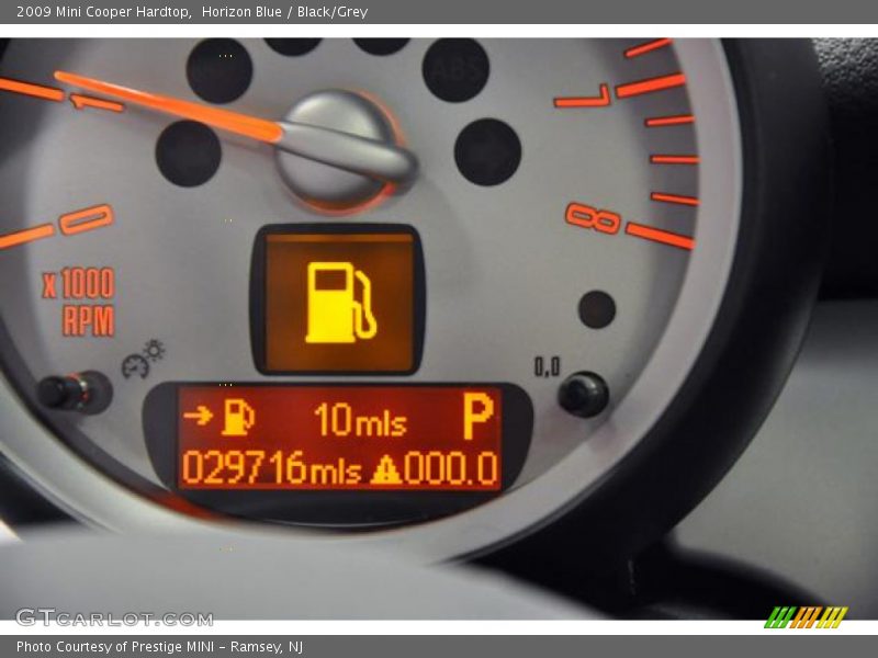 Horizon Blue / Black/Grey 2009 Mini Cooper Hardtop