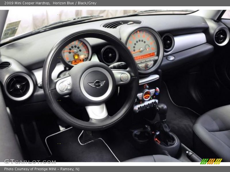 Horizon Blue / Black/Grey 2009 Mini Cooper Hardtop