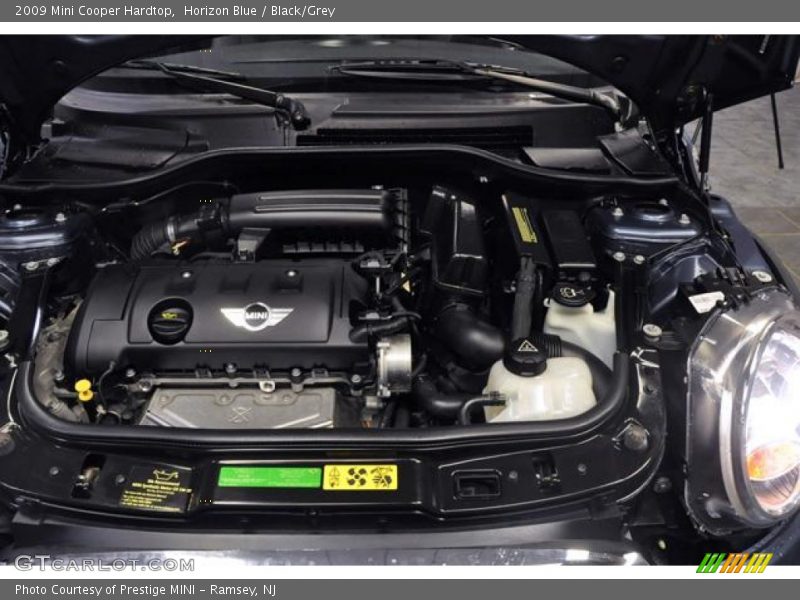 Horizon Blue / Black/Grey 2009 Mini Cooper Hardtop
