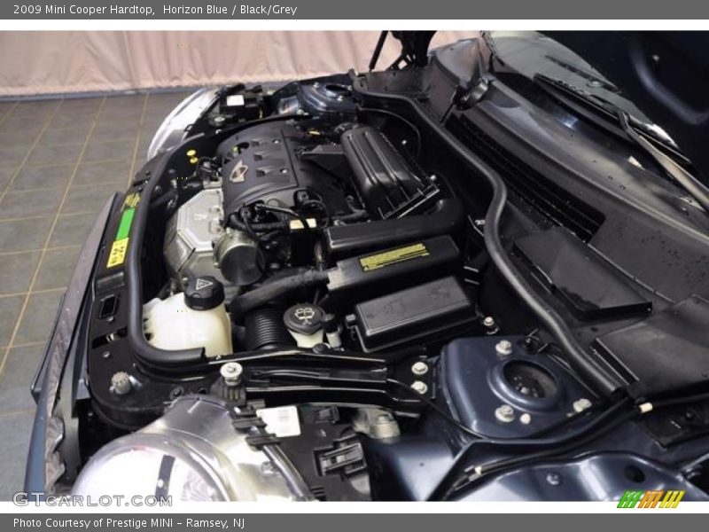 Horizon Blue / Black/Grey 2009 Mini Cooper Hardtop