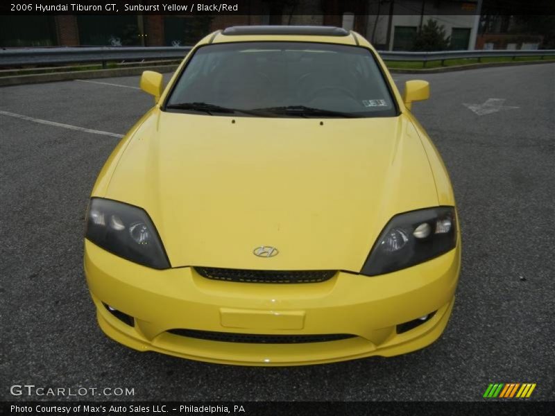 Sunburst Yellow / Black/Red 2006 Hyundai Tiburon GT