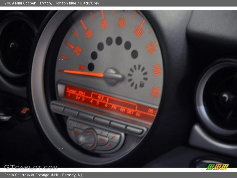 Horizon Blue / Black/Grey 2009 Mini Cooper Hardtop