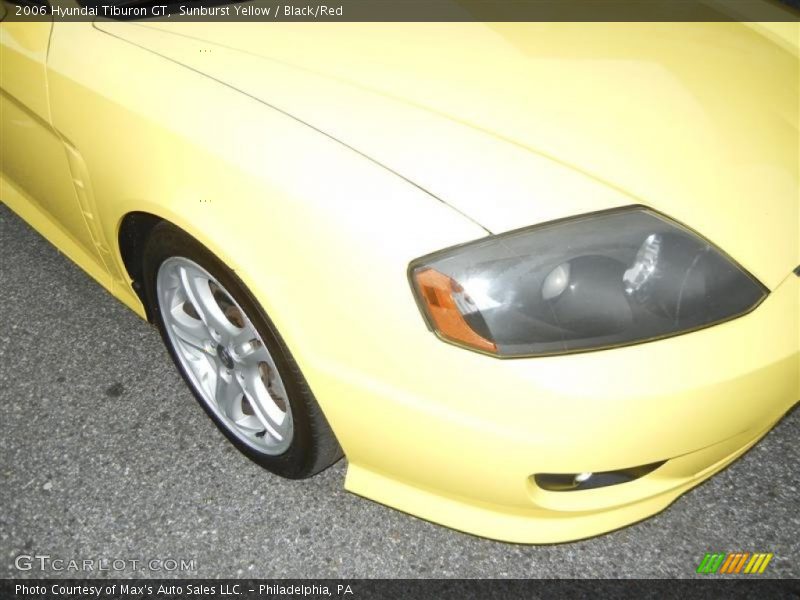 Sunburst Yellow / Black/Red 2006 Hyundai Tiburon GT