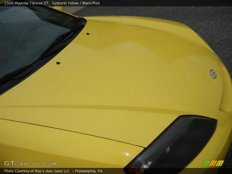 Sunburst Yellow / Black/Red 2006 Hyundai Tiburon GT