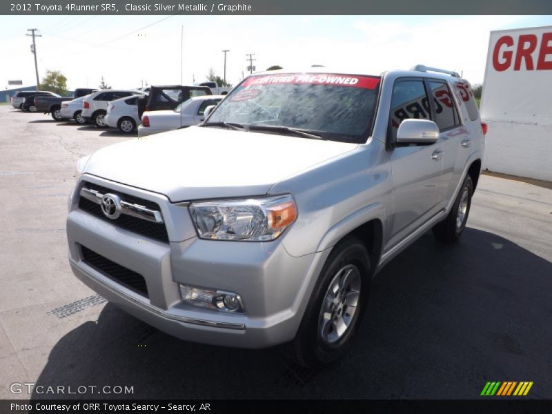 Classic Silver Metallic / Graphite 2012 Toyota 4Runner SR5