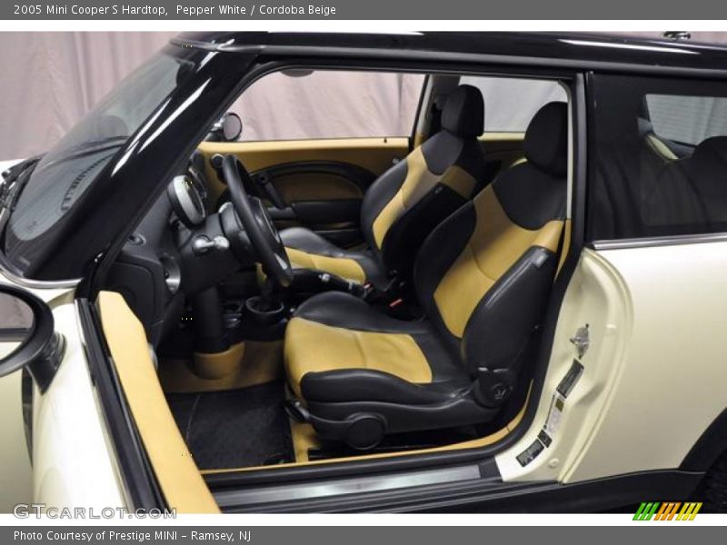 Pepper White / Cordoba Beige 2005 Mini Cooper S Hardtop