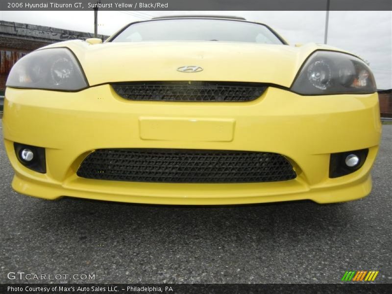 Sunburst Yellow / Black/Red 2006 Hyundai Tiburon GT