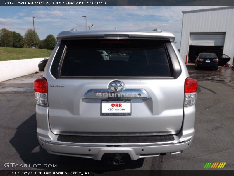 Classic Silver Metallic / Graphite 2012 Toyota 4Runner SR5