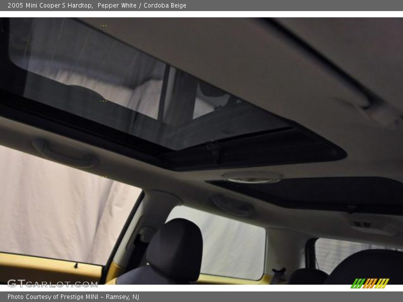 Pepper White / Cordoba Beige 2005 Mini Cooper S Hardtop