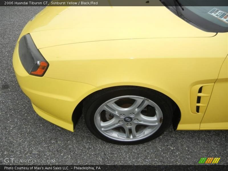 Sunburst Yellow / Black/Red 2006 Hyundai Tiburon GT