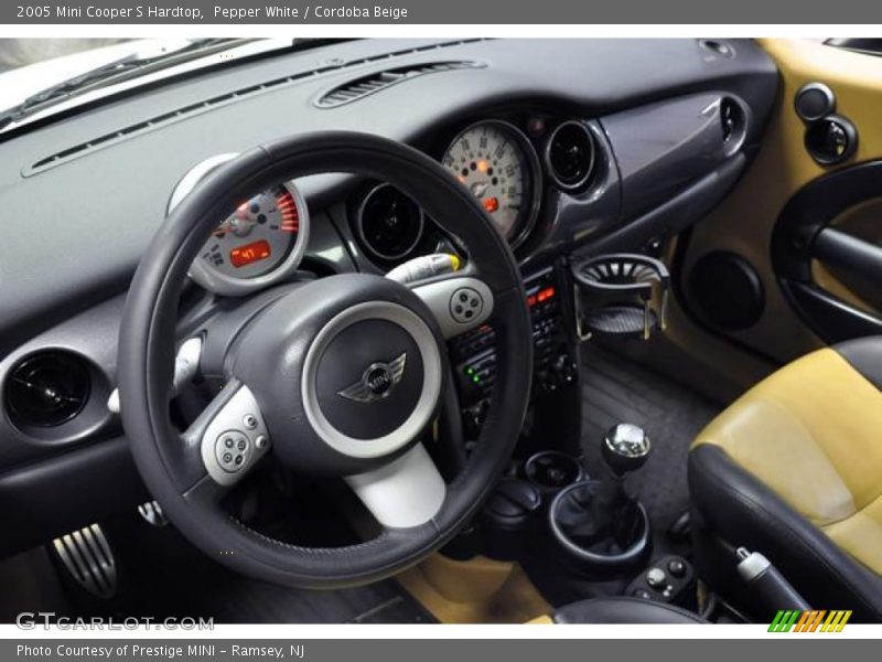 Pepper White / Cordoba Beige 2005 Mini Cooper S Hardtop