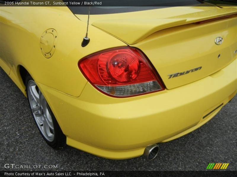 Sunburst Yellow / Black/Red 2006 Hyundai Tiburon GT