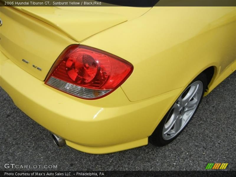 Sunburst Yellow / Black/Red 2006 Hyundai Tiburon GT