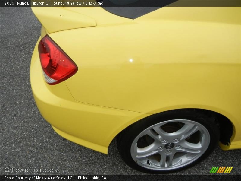 Sunburst Yellow / Black/Red 2006 Hyundai Tiburon GT