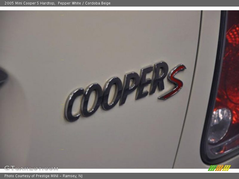 Pepper White / Cordoba Beige 2005 Mini Cooper S Hardtop