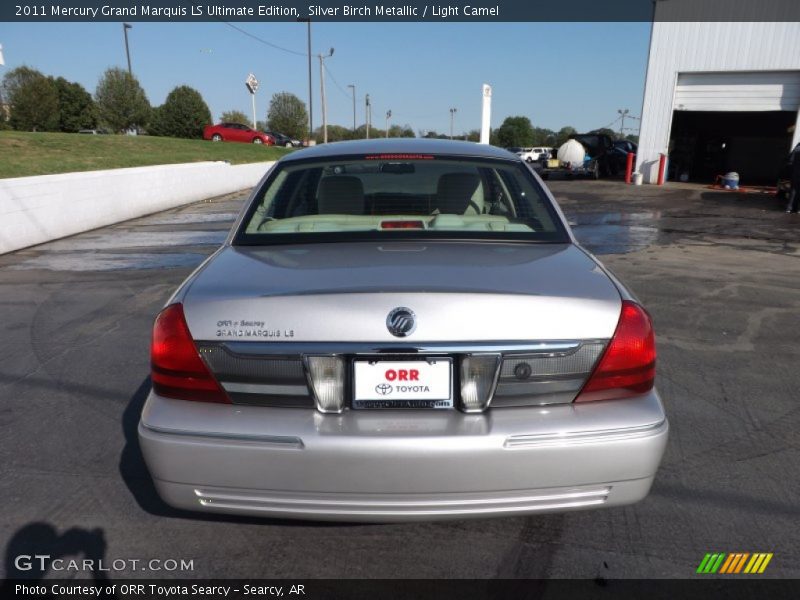 Silver Birch Metallic / Light Camel 2011 Mercury Grand Marquis LS Ultimate Edition