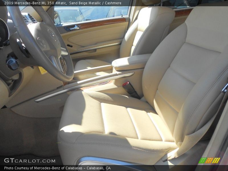 Sand Beige Metallic / Cashmere 2009 Mercedes-Benz ML 350 4Matic