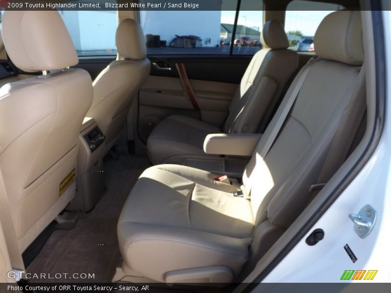 Blizzard White Pearl / Sand Beige 2009 Toyota Highlander Limited