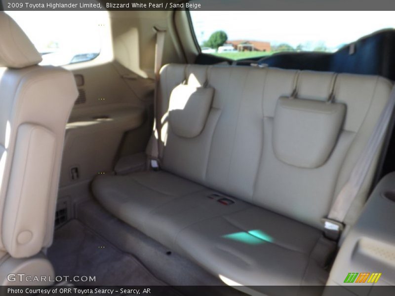 Blizzard White Pearl / Sand Beige 2009 Toyota Highlander Limited