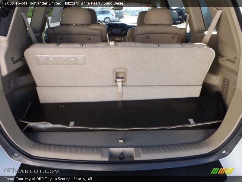 Blizzard White Pearl / Sand Beige 2009 Toyota Highlander Limited