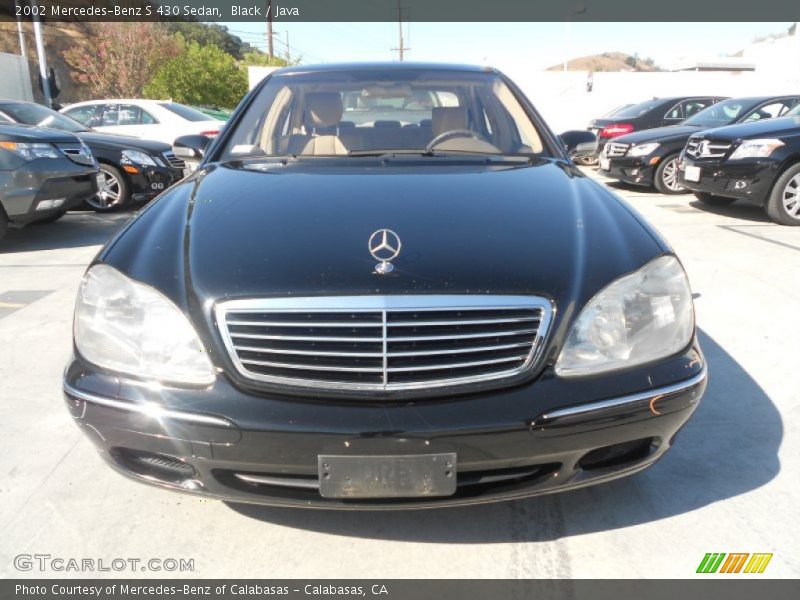 Black / Java 2002 Mercedes-Benz S 430 Sedan