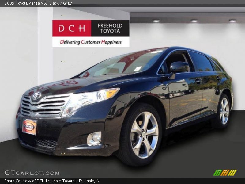 Black / Gray 2009 Toyota Venza V6