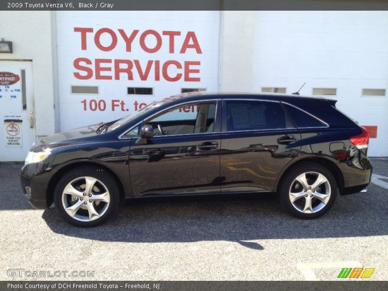 Black / Gray 2009 Toyota Venza V6