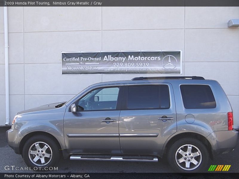 Nimbus Gray Metallic / Gray 2009 Honda Pilot Touring