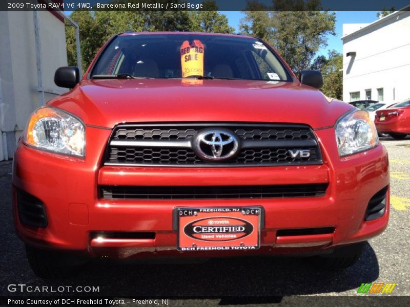 Barcelona Red Metallic / Sand Beige 2009 Toyota RAV4 V6 4WD
