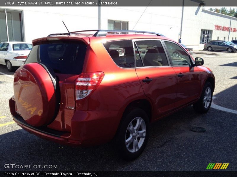 Barcelona Red Metallic / Sand Beige 2009 Toyota RAV4 V6 4WD