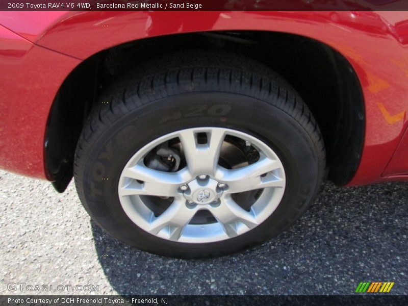 Barcelona Red Metallic / Sand Beige 2009 Toyota RAV4 V6 4WD