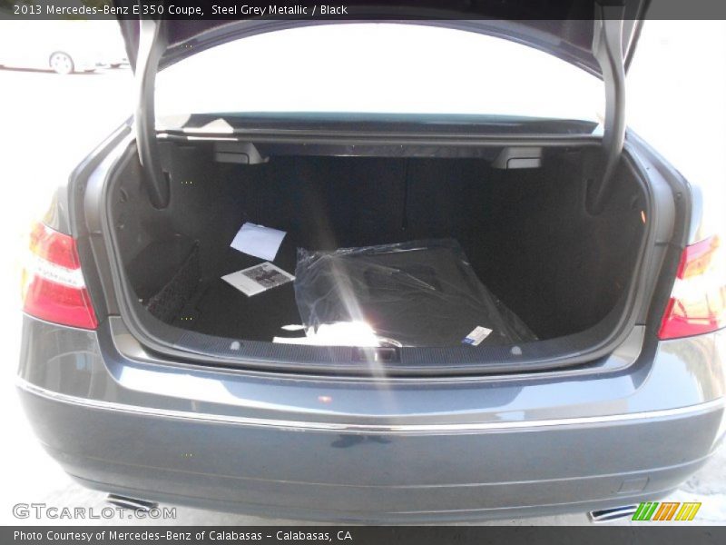 Steel Grey Metallic / Black 2013 Mercedes-Benz E 350 Coupe
