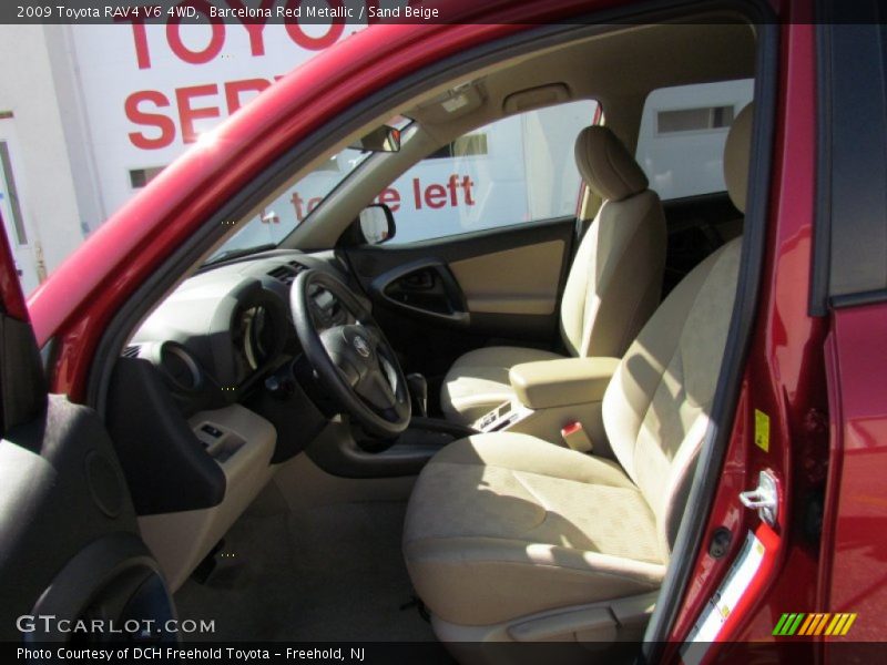 Barcelona Red Metallic / Sand Beige 2009 Toyota RAV4 V6 4WD
