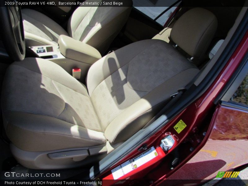 Barcelona Red Metallic / Sand Beige 2009 Toyota RAV4 V6 4WD