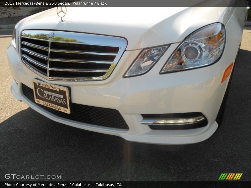 Polar White / Black 2013 Mercedes-Benz E 350 Sedan