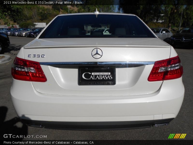 Polar White / Black 2013 Mercedes-Benz E 350 Sedan