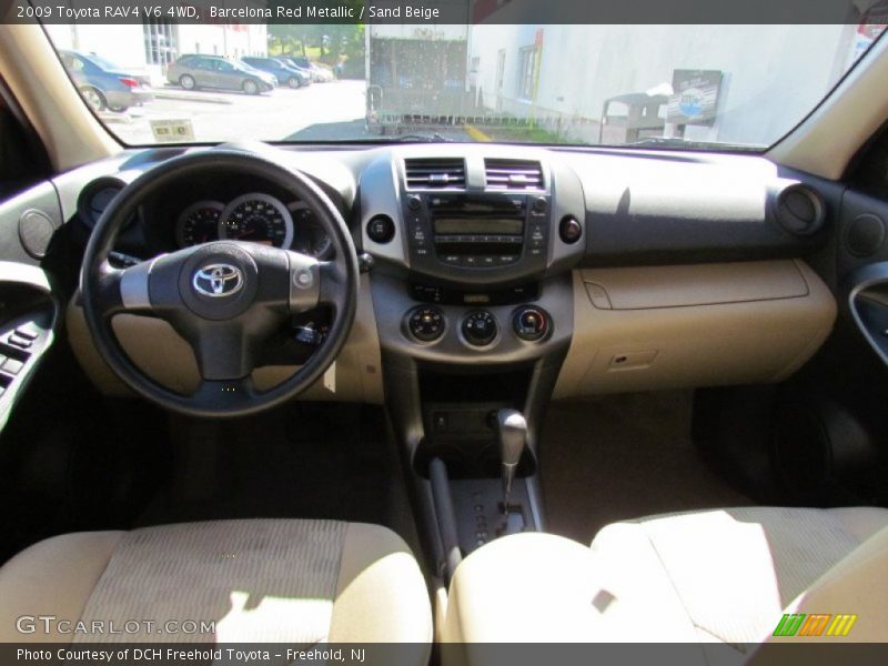 Barcelona Red Metallic / Sand Beige 2009 Toyota RAV4 V6 4WD