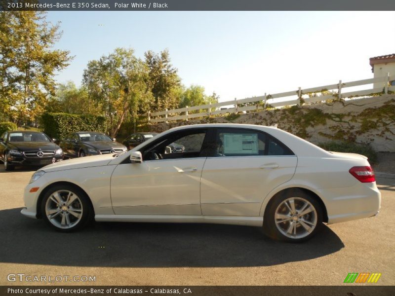 Polar White / Black 2013 Mercedes-Benz E 350 Sedan
