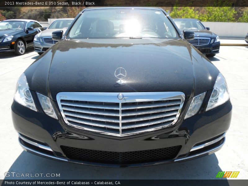 Black / Black 2013 Mercedes-Benz E 350 Sedan