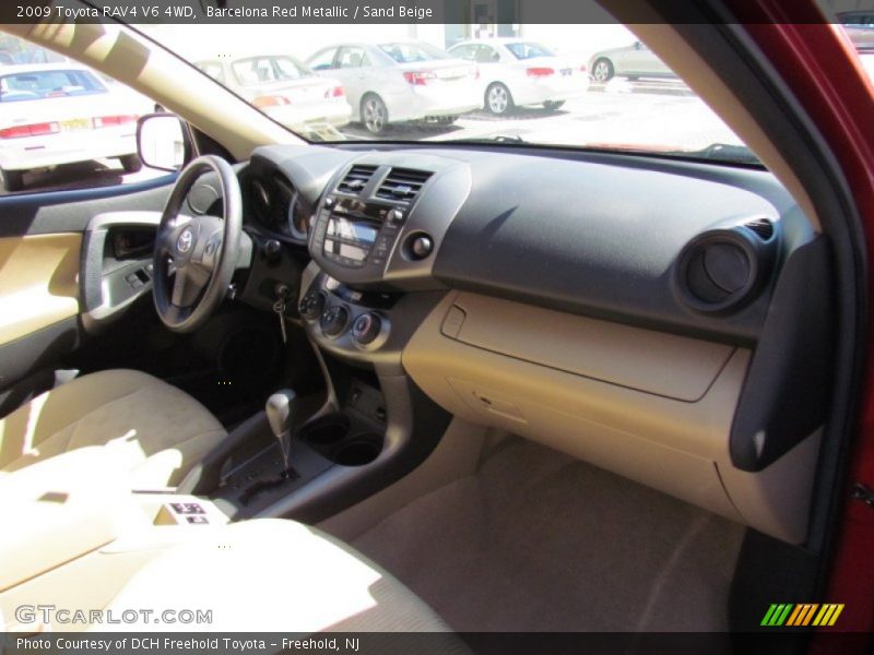 Barcelona Red Metallic / Sand Beige 2009 Toyota RAV4 V6 4WD