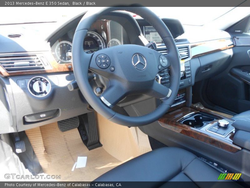 Black / Black 2013 Mercedes-Benz E 350 Sedan