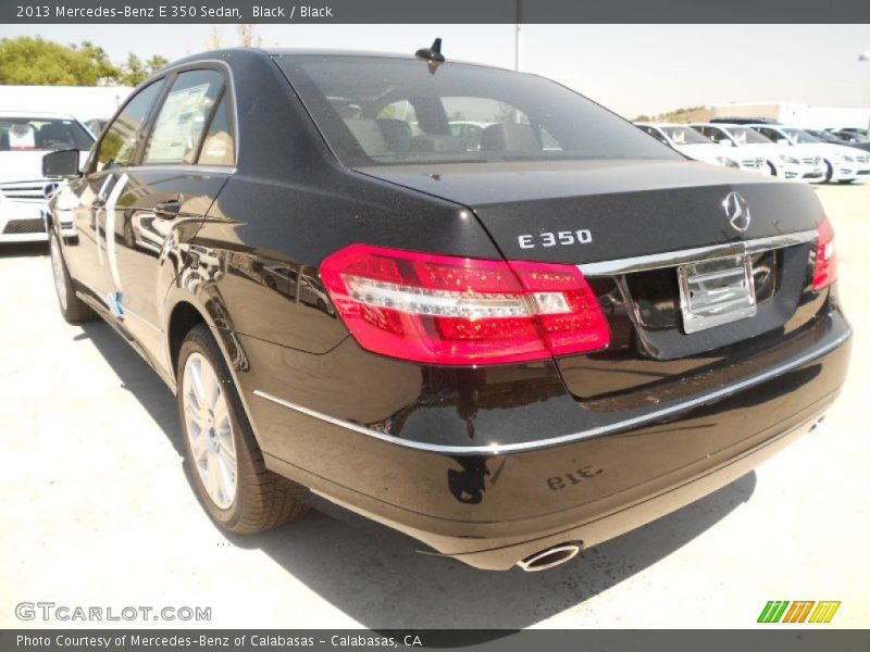 Black / Black 2013 Mercedes-Benz E 350 Sedan