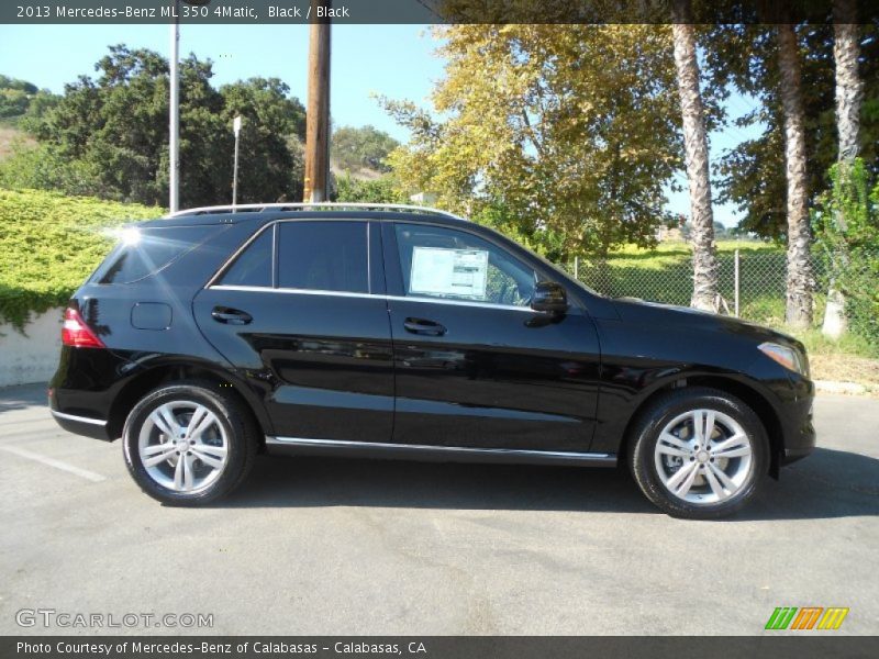 Black / Black 2013 Mercedes-Benz ML 350 4Matic