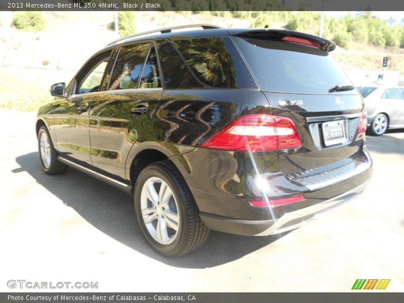 Black / Black 2013 Mercedes-Benz ML 350 4Matic